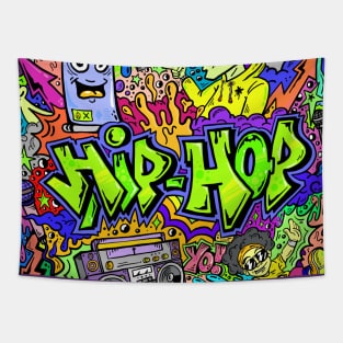 Hip Hop Music Graffiti Tapestry