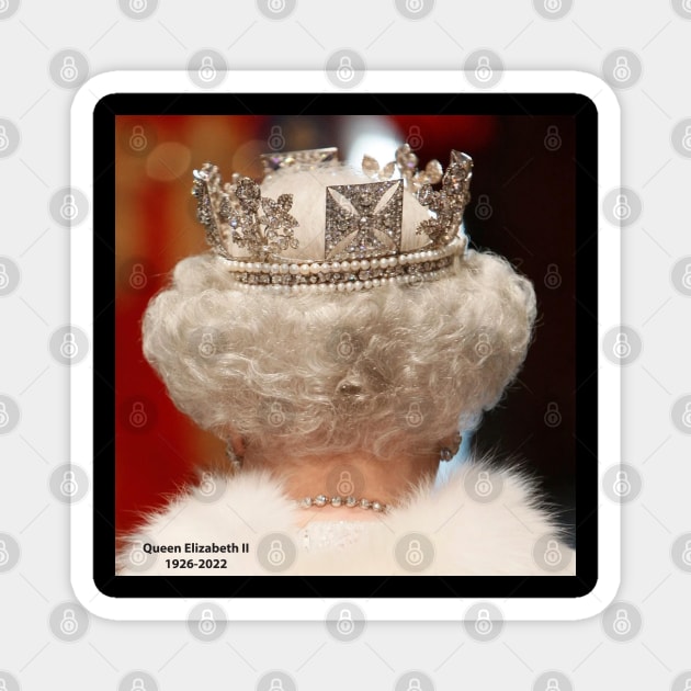 Legendary Queen 1926-2022 Magnet by myartworkdiary