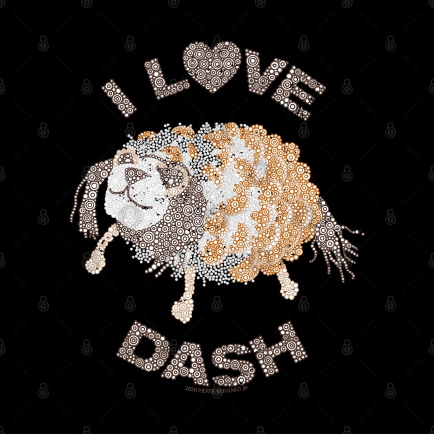 I Love Dash Enola Holmes Pinecone Pet, Dash Circle Design by pbdotman