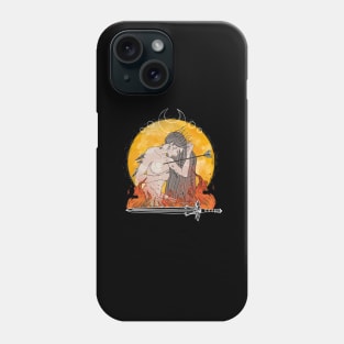 Girl and broken love Phone Case