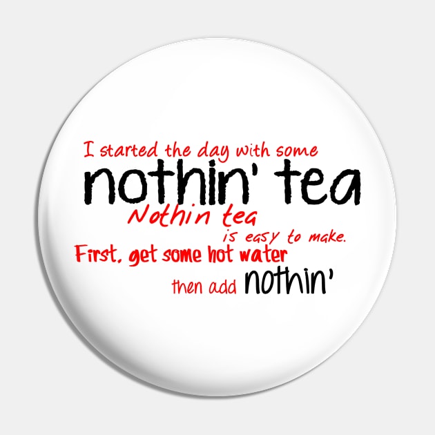 Nothin' tea - The Martian Pin by liilliith