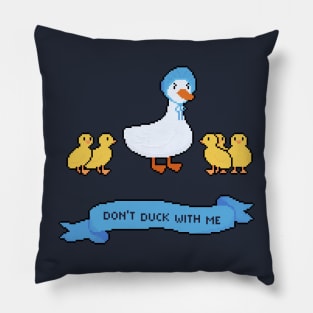 Don't duck with me Pillow