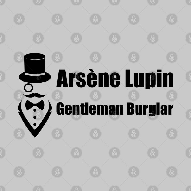 Arsène Lupin, Gentleman Burglar, Gentleman Thief by Seaside Designs