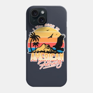 Was born in American, February retro Phone Case