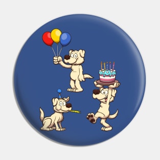 Birthday Dog Pin