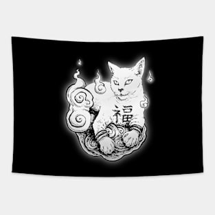 Maneki Neko - The Lucky Cat Tapestry