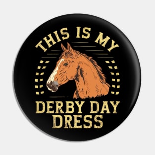 This Is My Derby Day Dress Pin