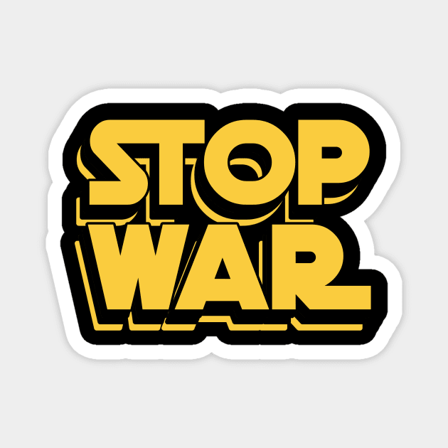 "Stop War" - Peace Sign T-shirt | Expanse Collective Magnet by Expanse Collective