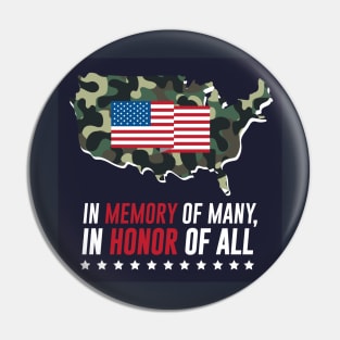 Memorial Day, USA, Soldier Design, Vector, Artwork Pin