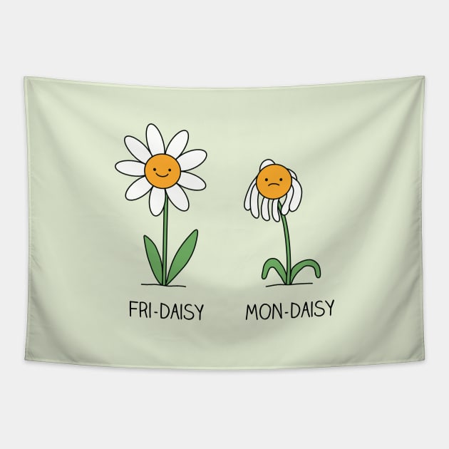 LIfe of Daisy Tapestry by milkyprint