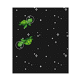 Space Turtles ,CUTE TURTLES IN SPACE T-Shirt