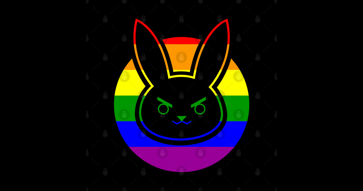 Pride Bunny Pride Sticker TeePublic