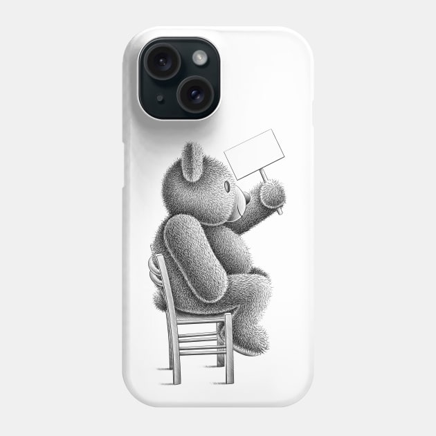 Teddy Bear - Installation Phone Case by benheineart