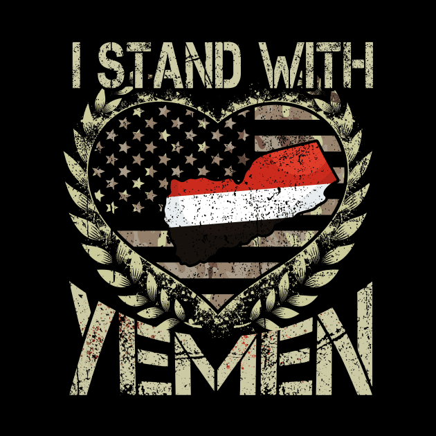 I Stand With Yemen by WestKnightTees