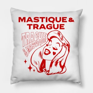 Mastique y trague, trague y mastique shakira Pillow