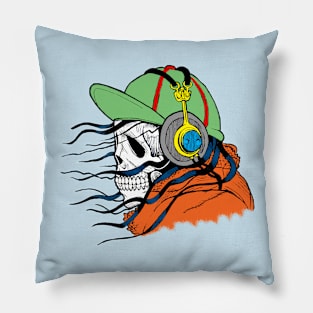 Jamming Skeleton Pillow