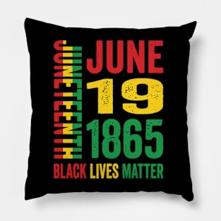 Happy juneteenth Is My Independence Day Pillow