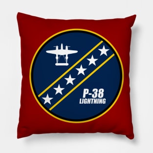 P-38 Lightning Patch Pillow