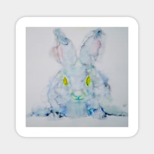 YELLOW EYES RABBIT Magnet