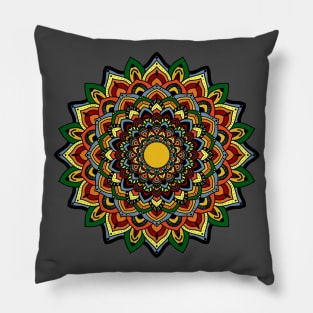 fall mandala Pillow