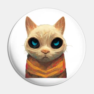 Polite Kitty Pin