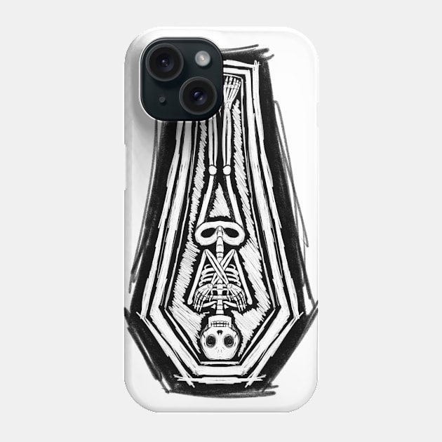 Skellington Phone Case by Kytri