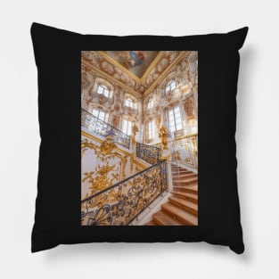 Peterhof Palace interior in Saint Petersburg, Russia Pillow