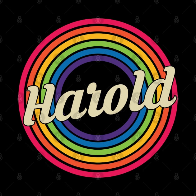 Harold - Retro Rainbow Style by MaydenArt