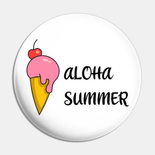 Aloha summer hello summer Pin