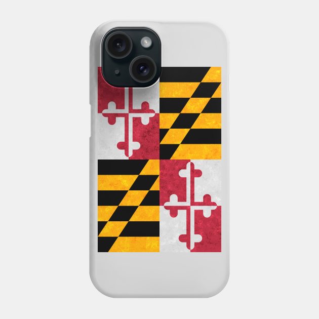 State flag of Maryland Phone Case by Enzwell