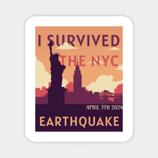 I Survived The Nyc Earthquake Magnet