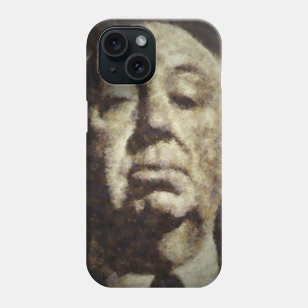 Sir Alfred Hitchcock Phone Case by Ryan Rad