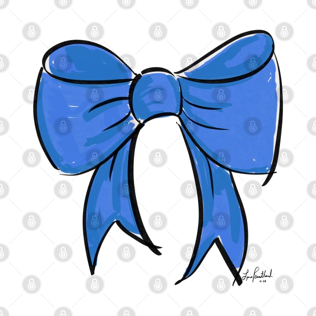 Blue Bow by loeye