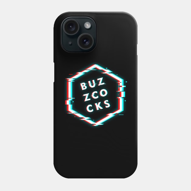 BUZZCOCKS POLYGON GLITCH Phone Case by BELLASOUND