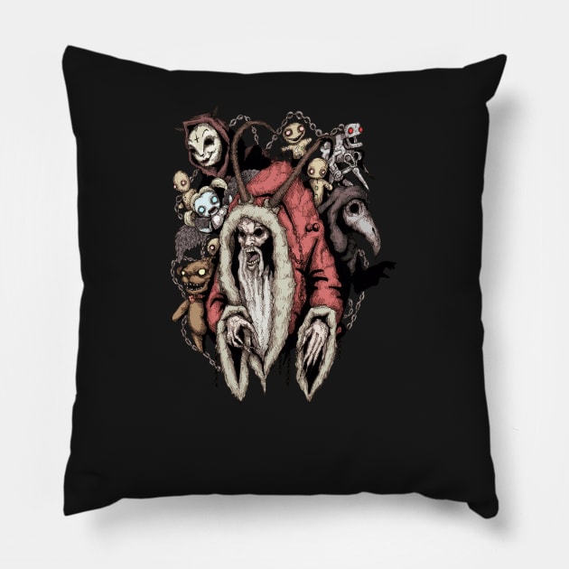 Krampus 2.0 Pillow by LVBart