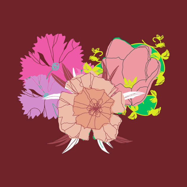 floral art by a2nartworld