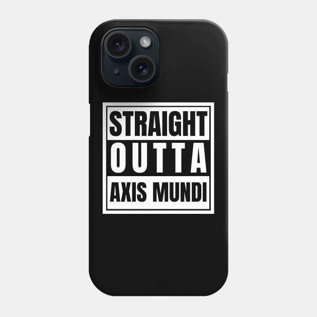 Straight Outta Axis Mundi Supernatural Path to Heaven Dark Side of the Moon Dean Sammy Castiel Phone Case by nathalieaynie