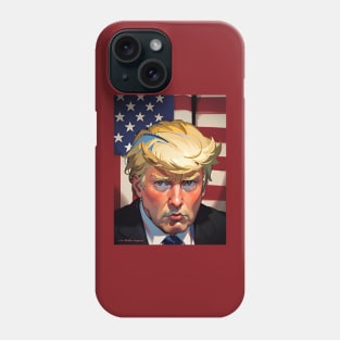 Donald Trump comics fan art Phone Case