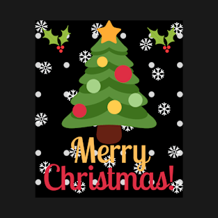 Xmas Tree Colors - Merry Christmas T-Shirt