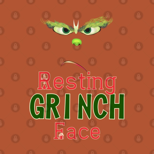 Resting Grinch Face by Wear & Cheer