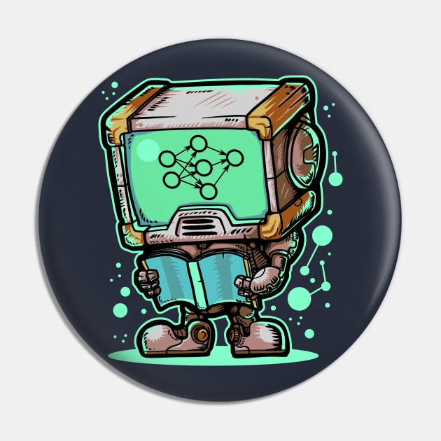 Machine Learning Robot Pin by wuhuli