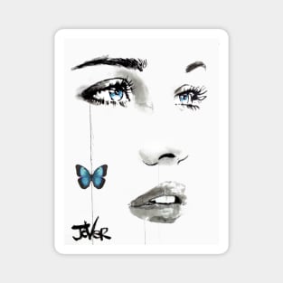 Blue flutter Magnet