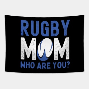 Rugby Mom Funny Tapestry