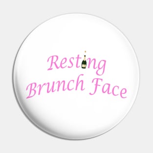 Resting Brunch Face Pin