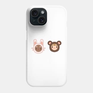 Bear and bunny Phone Case