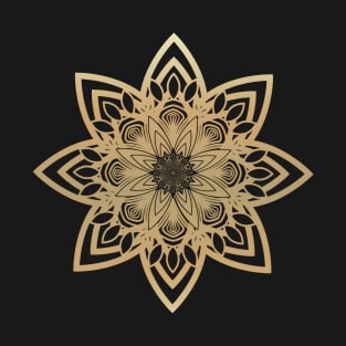 Mandala Geometry Fractal Sacred Yoga Art Mantra Good Vibe T-Shirt