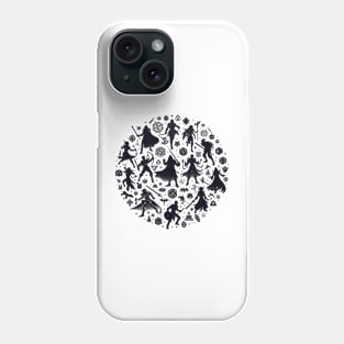 Dungeons And Dragons Character Silhouette Phone Case