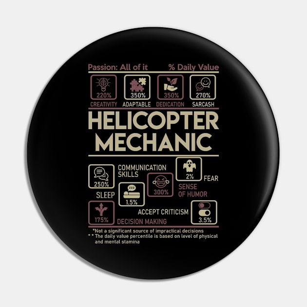 Helicopter Mechanic T Shirt - Multitasking Daily Value Gift Item Tee Pin by candicekeely6155