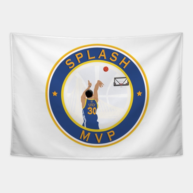 Smaller sizes order here: Stephen Curry-Splash MVP Tapestry by SD9