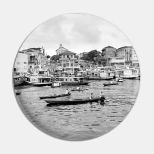 Vintage photo of Manuas Riverfront Pin